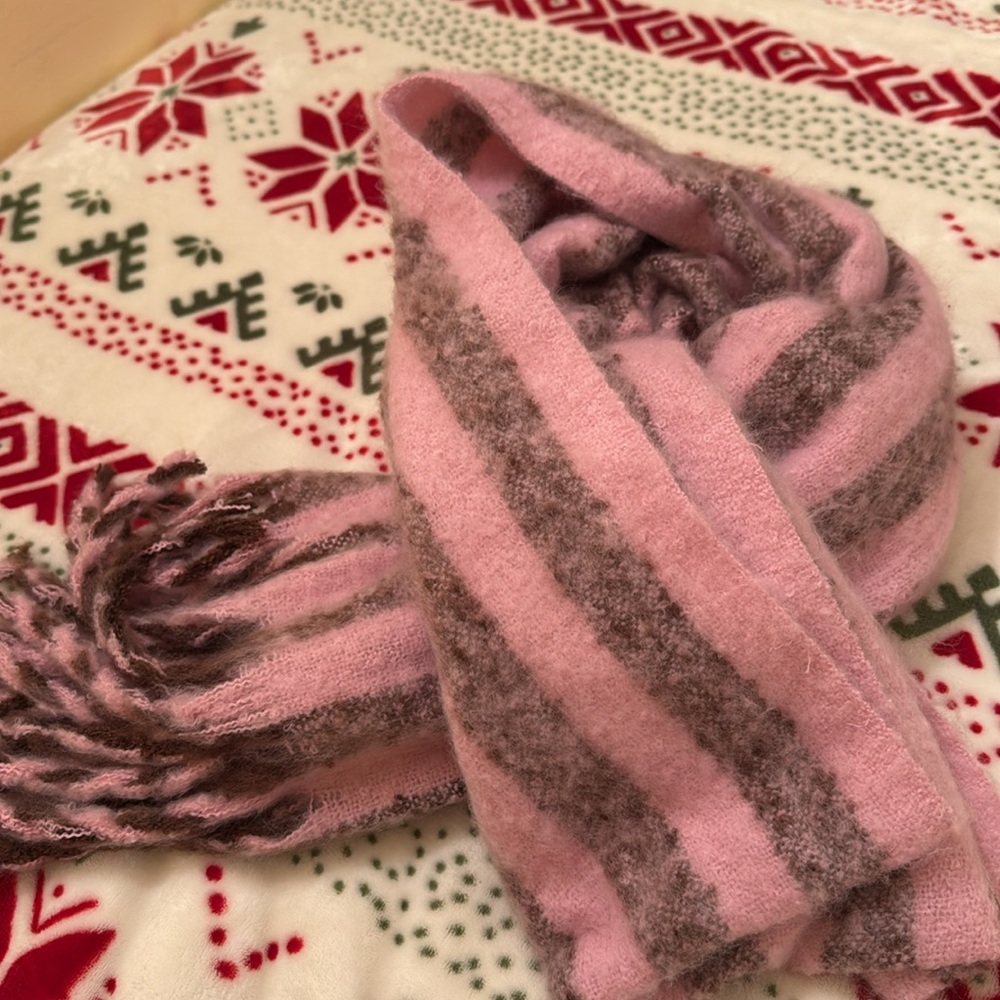 NWT By Anthropologie Brushed Woven Scarf: Vertical Stripe Edition - Picture 6 of 6